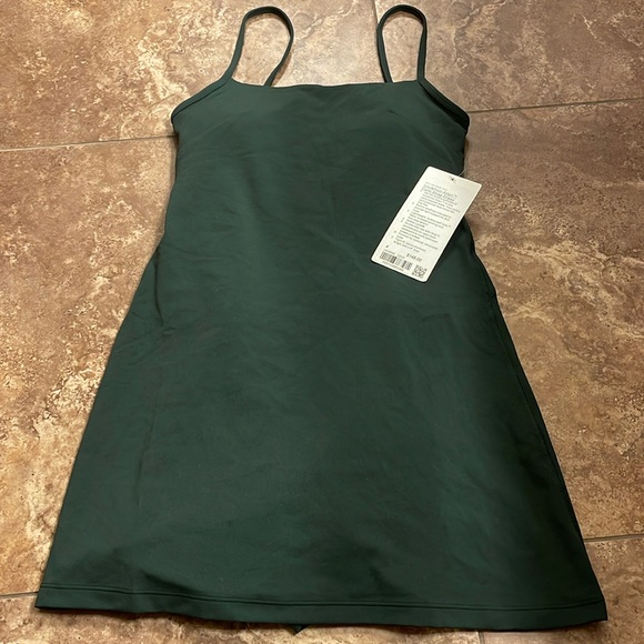 lululemon athletica Dresses & Skirts - NWT Lululemon align cami strap dress LEGACY GREEN Sz 4